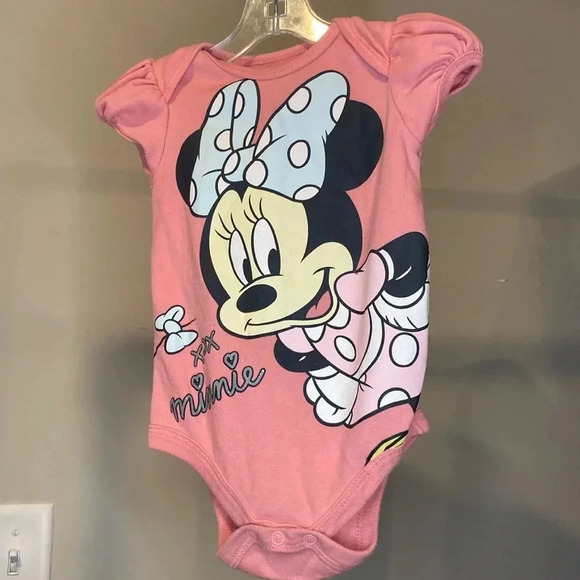 Disney Other - Disney baby 12 month vintage Minnie Mouse onesie. Like new , smoke free home